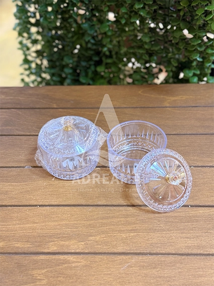 قندان اکرولیک درب‌دار